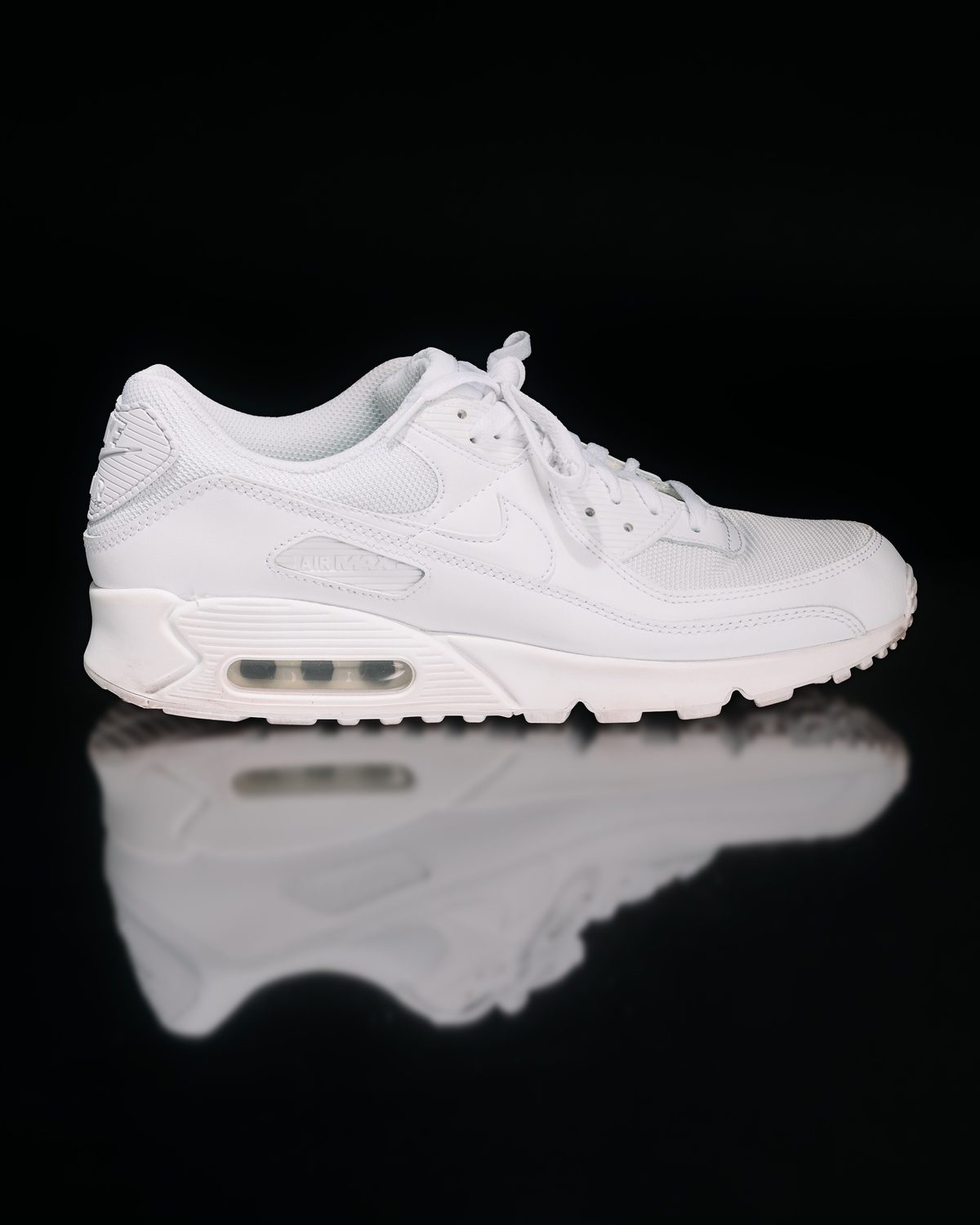 Nike Air Max 90 (white) — signed, from Eminem's collection (angle 2)