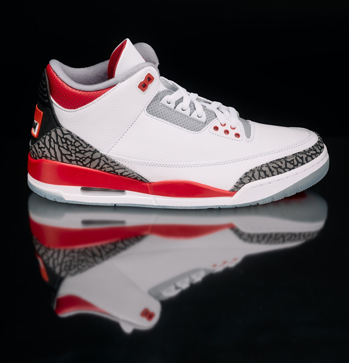 Air Jordan 3 “Slim Shady” PE — the Super Bowl LVI pair — signed, from Eminem's collection (angle 2)