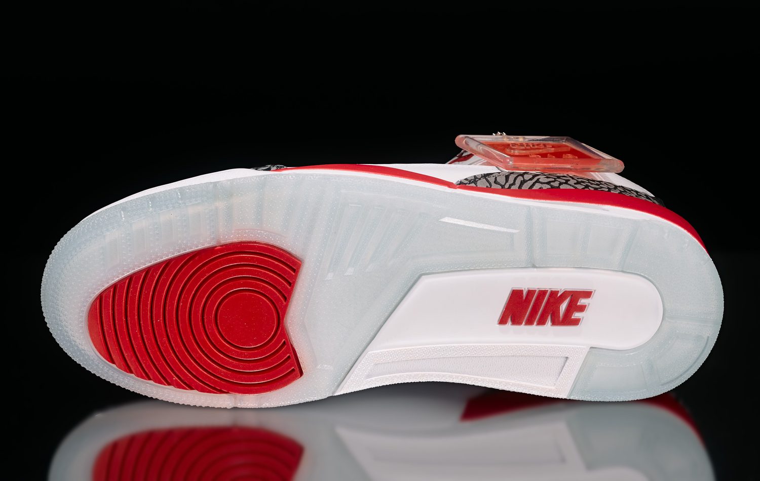 Air Jordan 3 “Slim Shady” PE heel detail — sold for $51,200